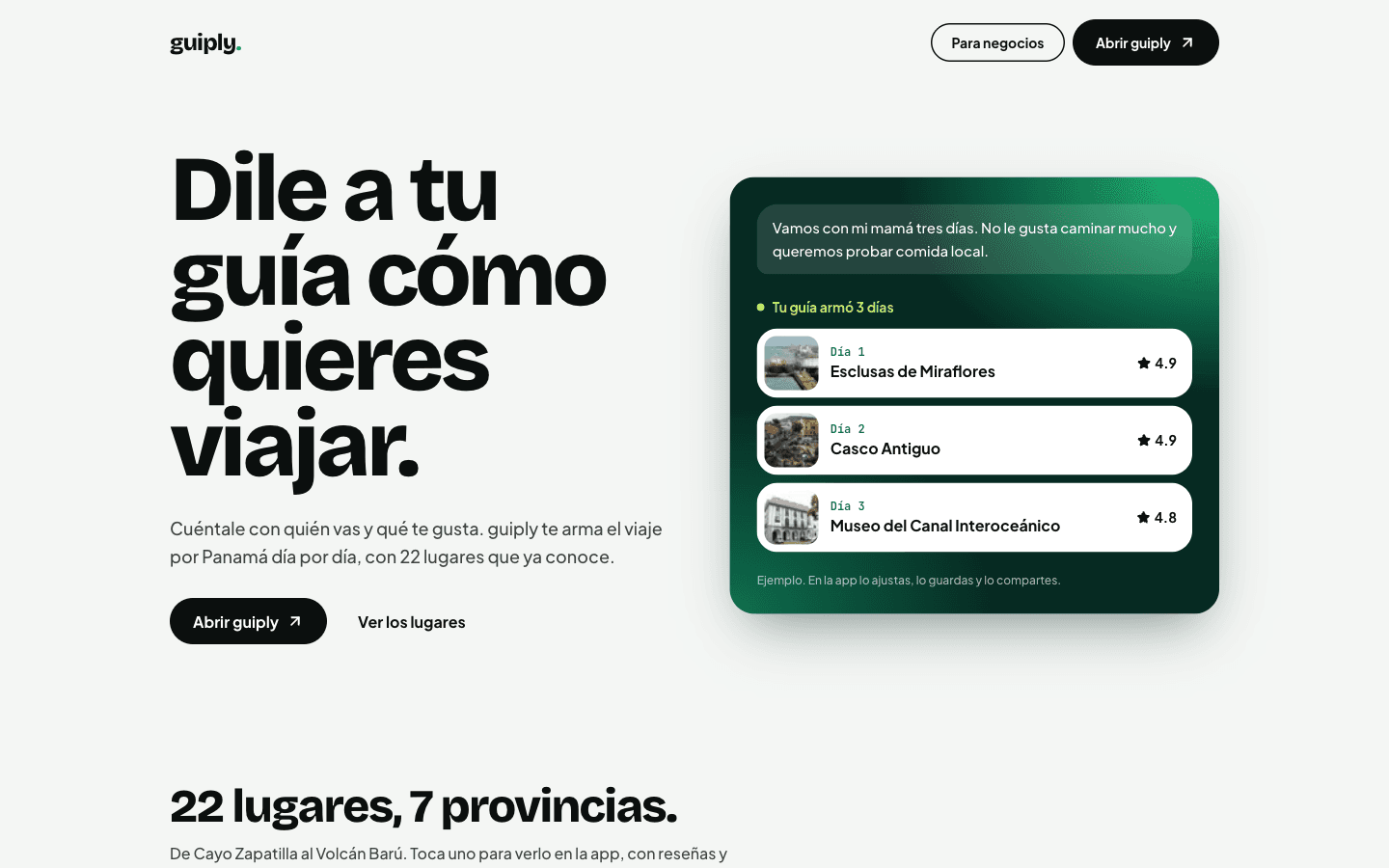Captura de Guiply